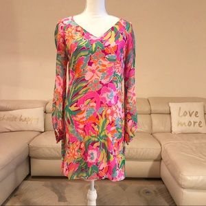 Lilly Pulitzer 100% silk dress size 6